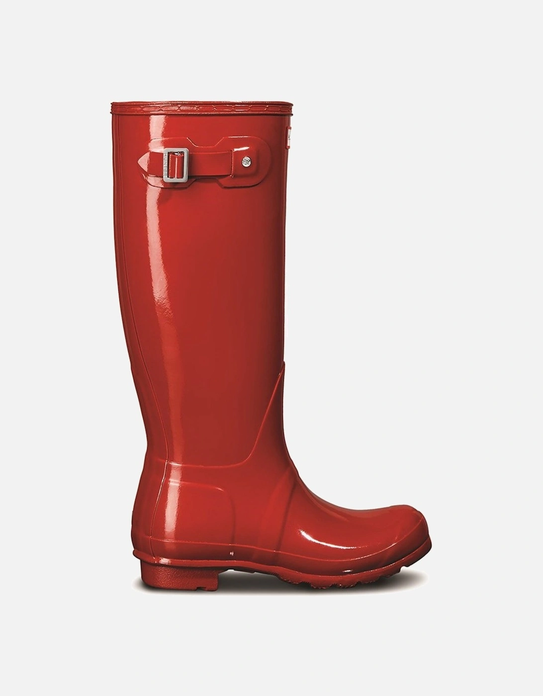 Hunter Women's 'Original Tall Gloss' Wellington Boots|Size: 3|red