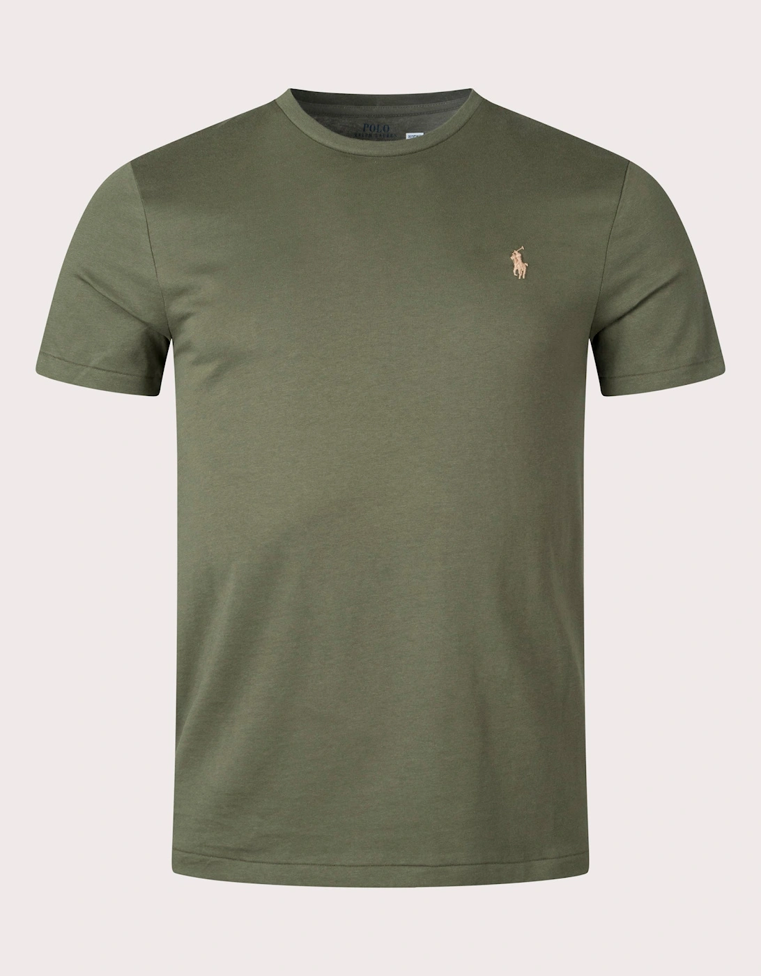 Polo Ralph Lauren Men's Custom Slim Fit T-Shirt - Dark Sage - Size: 42/Regular