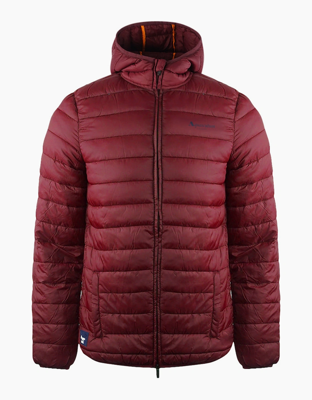 Men's Aquascutum London Logo Bordeaux Red Active Hoodie Jacket - Size: 44/Regular