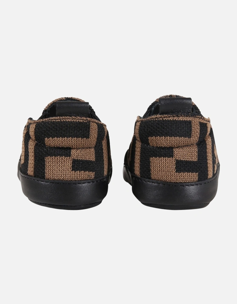 Baby Unisex FF Sneakers Brown
