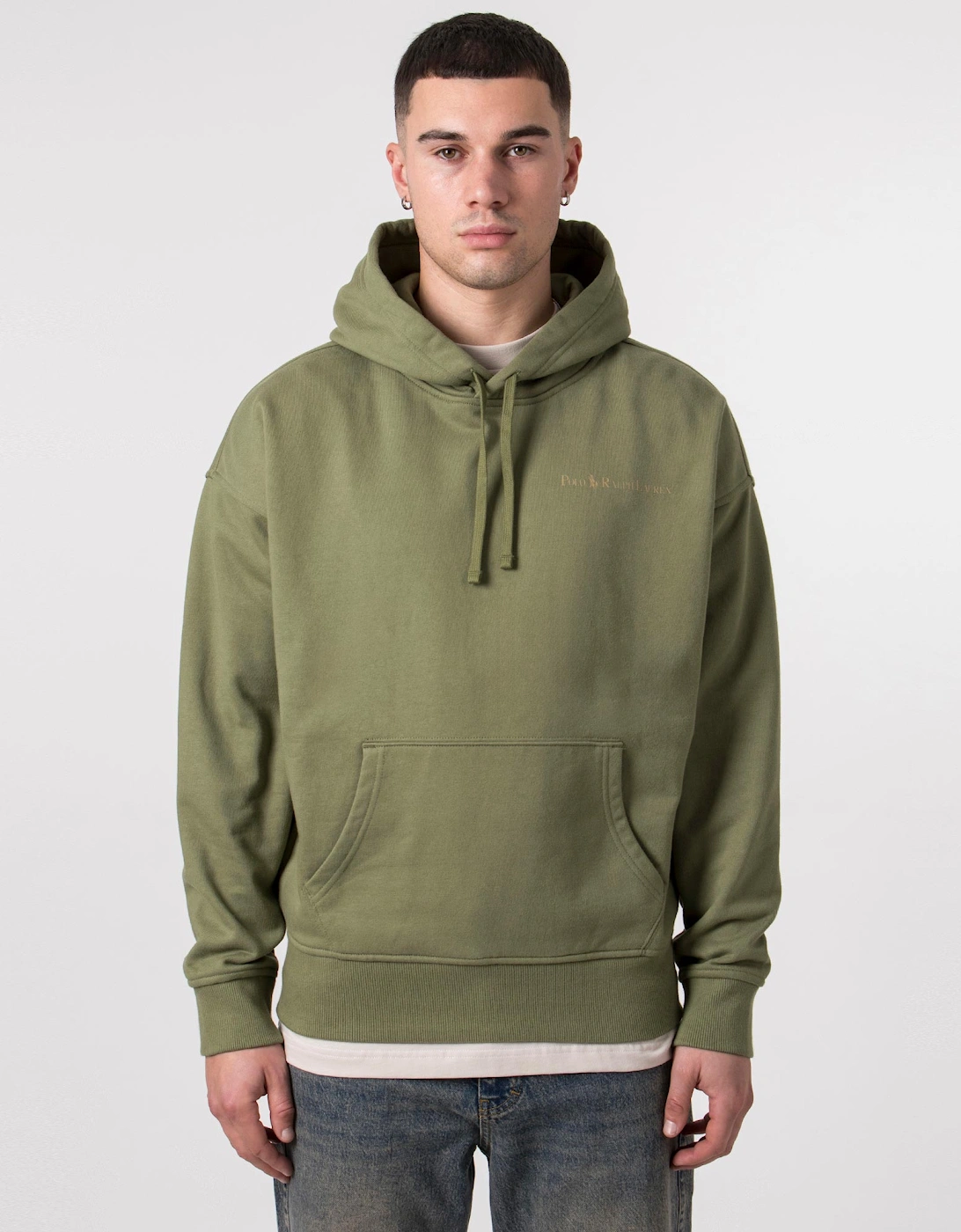 Polo Ralph Lauren Men's Relaxed Fit Athletic Hoodie - Tree Green - Size: Regular/36