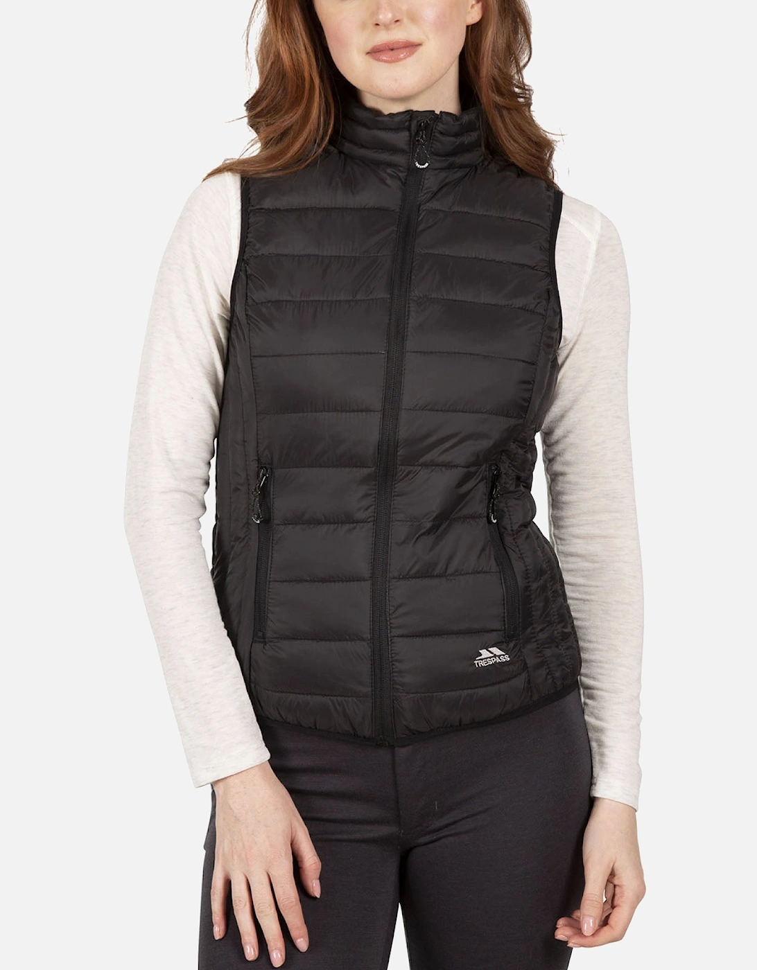 Women's Trespass Womens Teeley Packaway Padded Bodywarmer - Navy - Size: 10/8