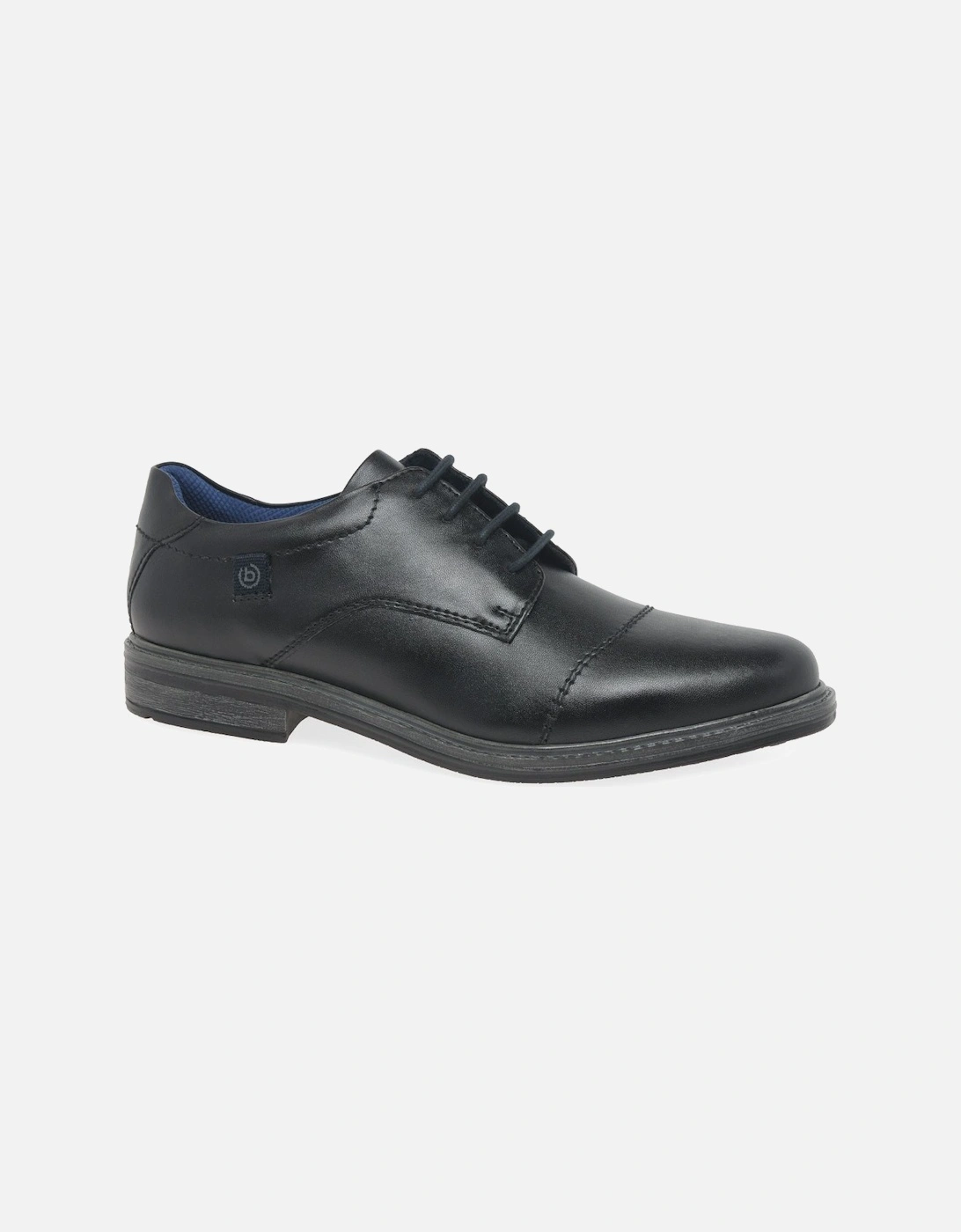  Men's Ruggerio Cap Mens Formal Shoes - Black - Size: 6